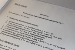 Geschäftsverteilungsplan Geschäftsverteilungsplan