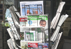 Zeitungen am Kiosk